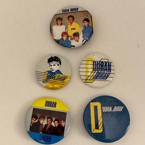 Duran Duran Vintage Button Set-vintage 80’s